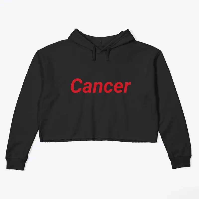 Pancakes dream Cancer zodiac crop hoodie