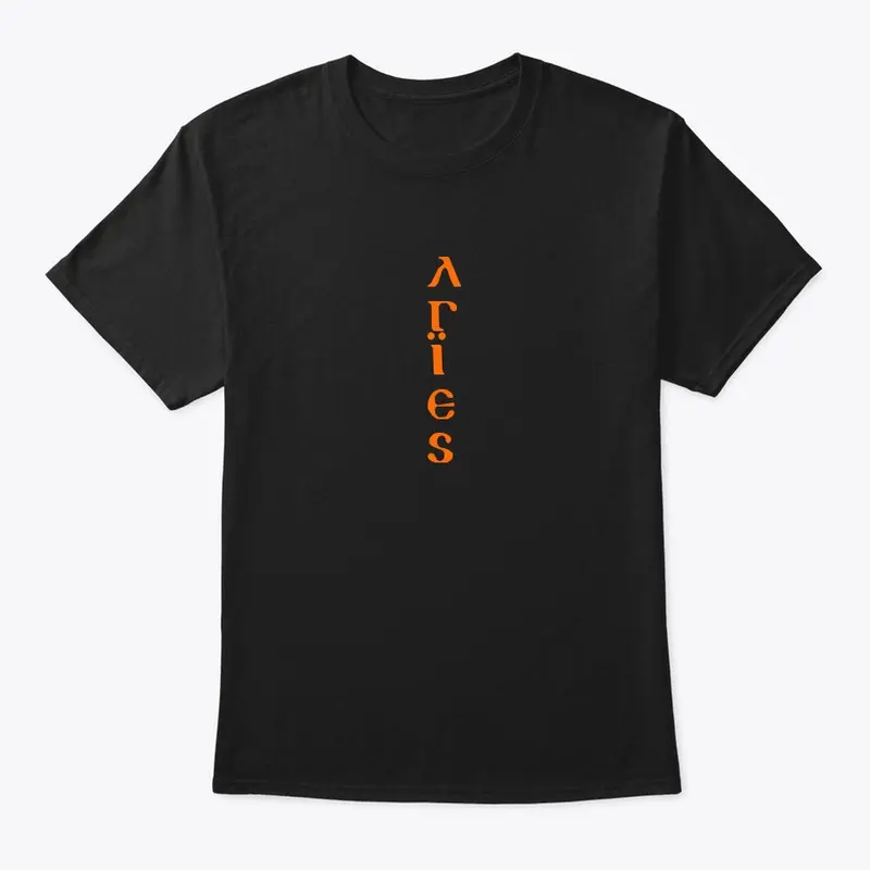 Aries Zodiac Tee by Pancakes Dream