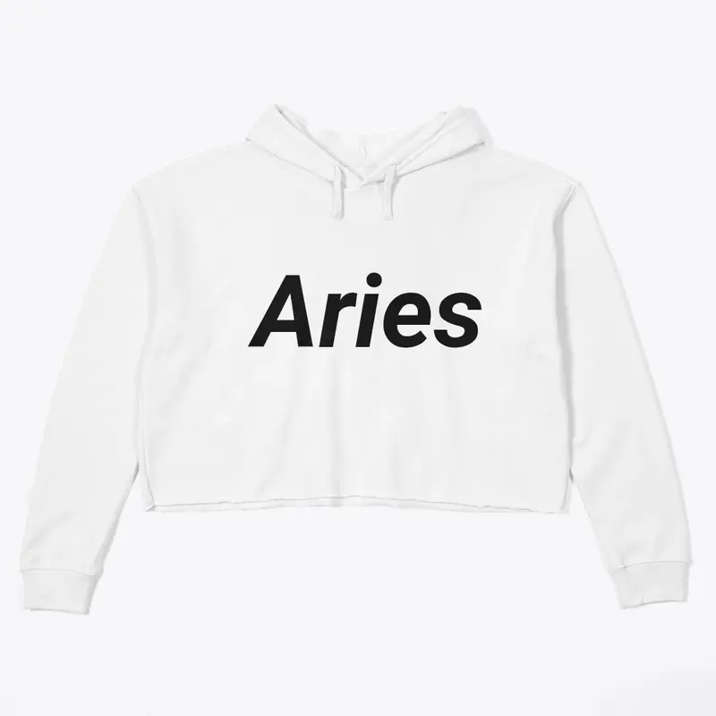 Pancakes dream Aries zodiac crop hoodie