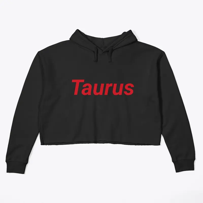 Pancakes dream Taurus zodiac crop hoodie