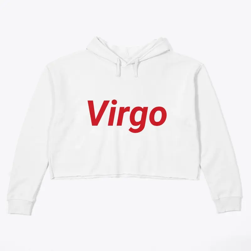 Pancakes dream Virgo zodiac crop hoodie