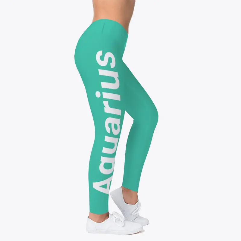 Pancakes dream zodiac Aquarius leggings