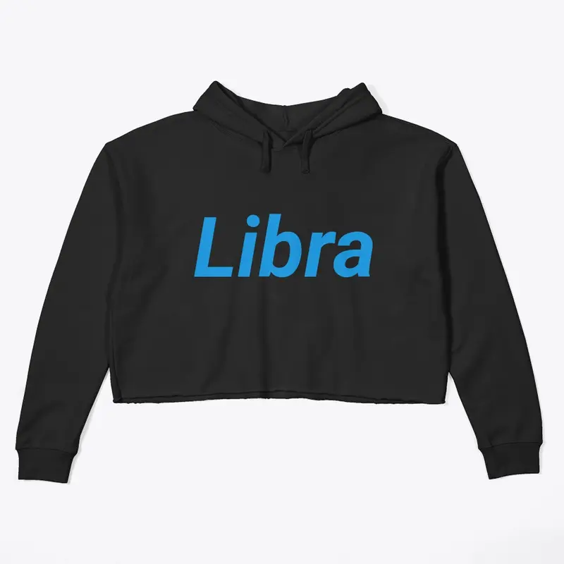 Pancakes dream Libra zodiac crop hoodie