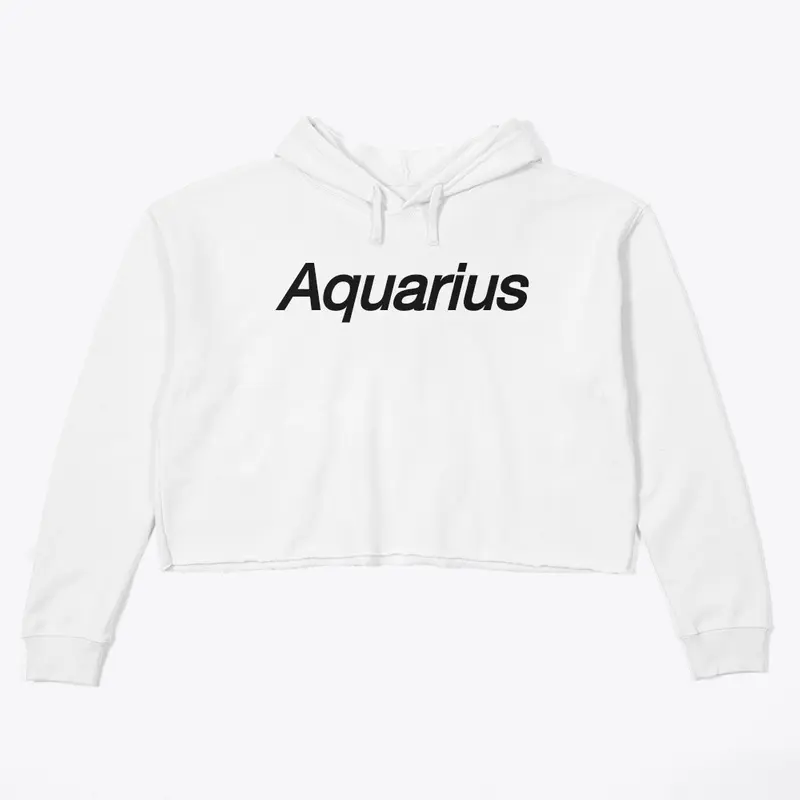 Pancakes dream Aquarius crop hoodie