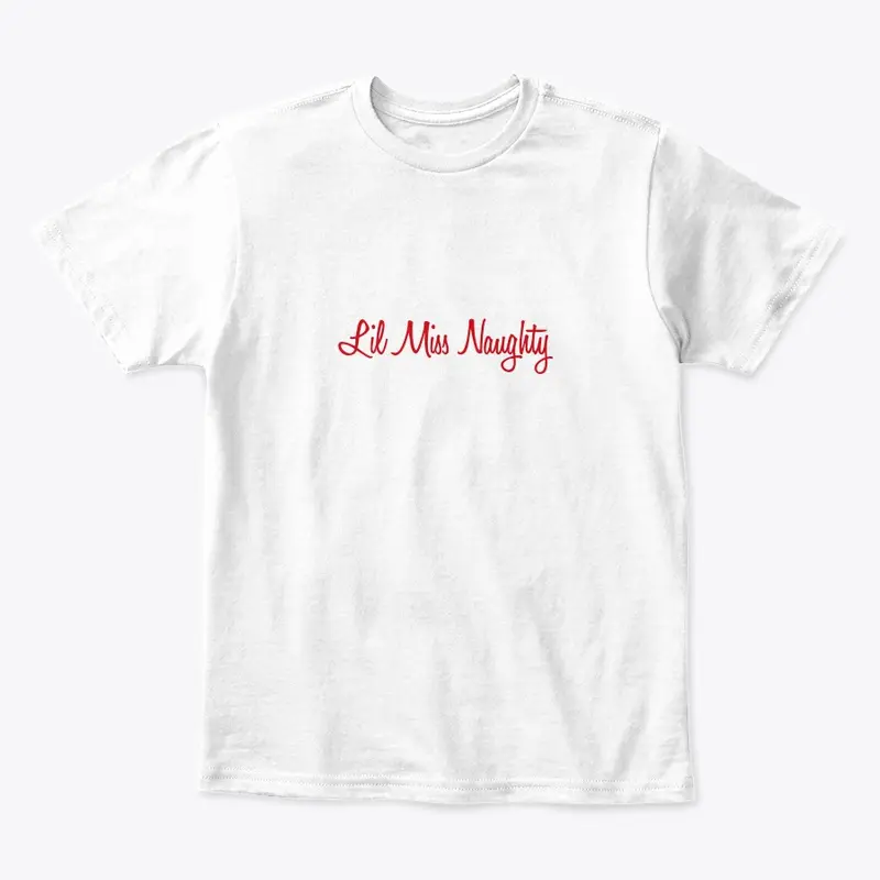 Kids Lil Miss Naughty tee