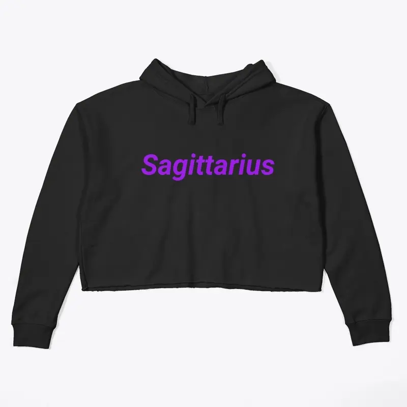 Pancakes dream Sagittarius crop hoodie