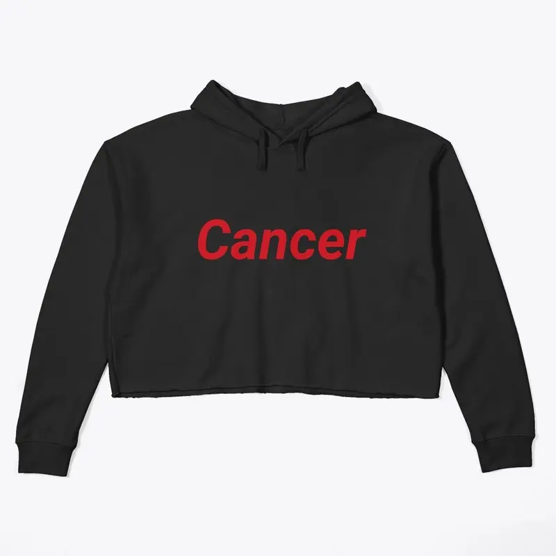 Pancakes dream Cancer zodiac crop hoodie