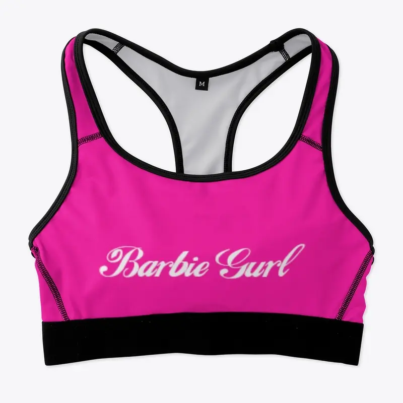 Barbie gurl sports bra by Pancakes Dream