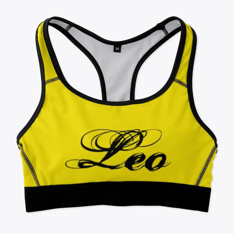 Pancakes dream Leo zodiac sports bra