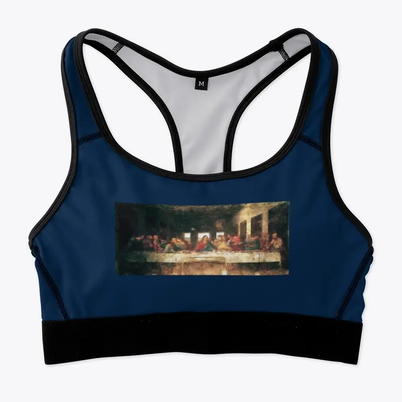 Pancakes dream last supper sports bra