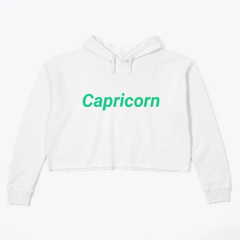 Pancakes dream Capricorn crop hoodie