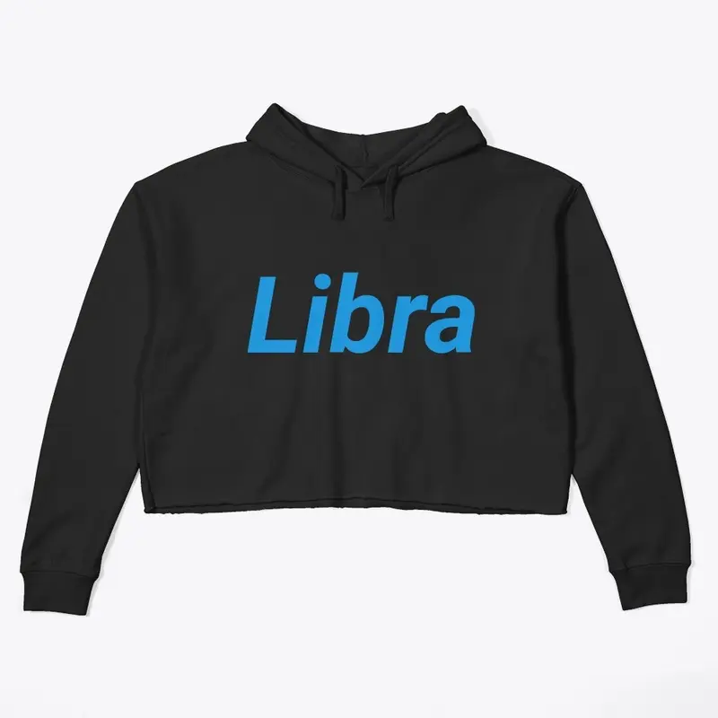 Pancakes dream Libra zodiac crop hoodie