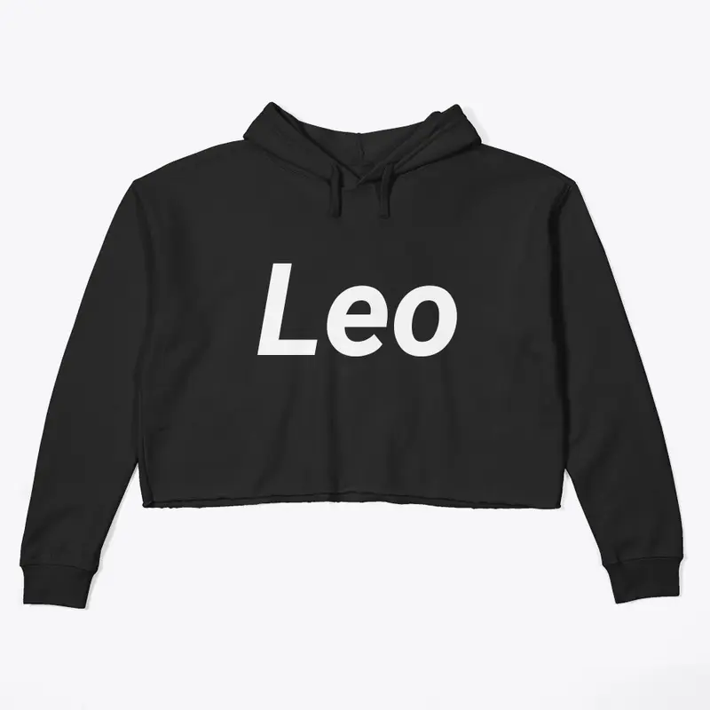 Pancakes dream Leo zodiac crop hoodie